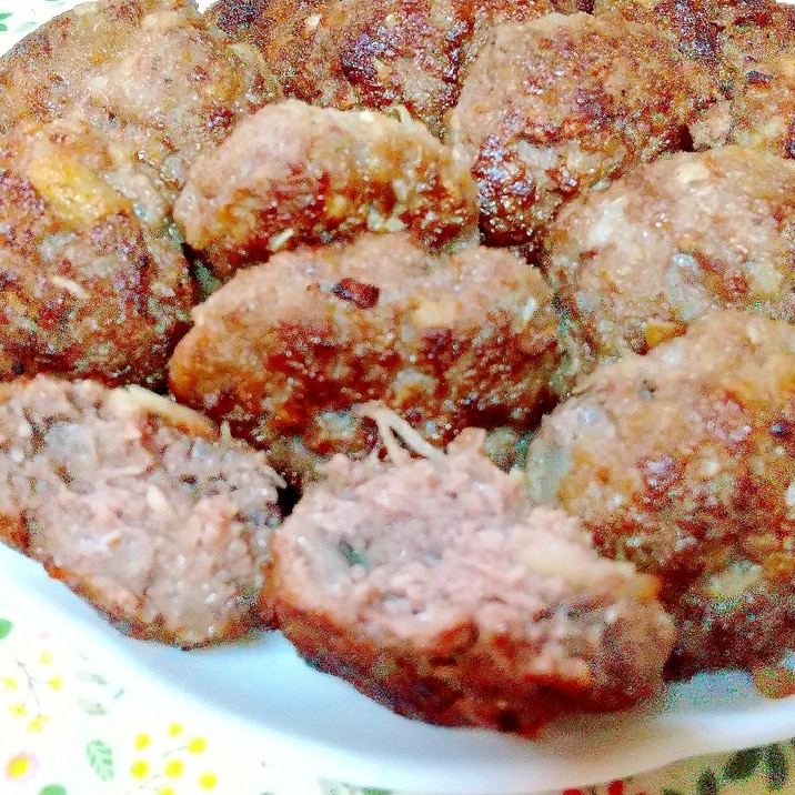 卵とパン粉を使わない!じゃがいもハンバーグ♪